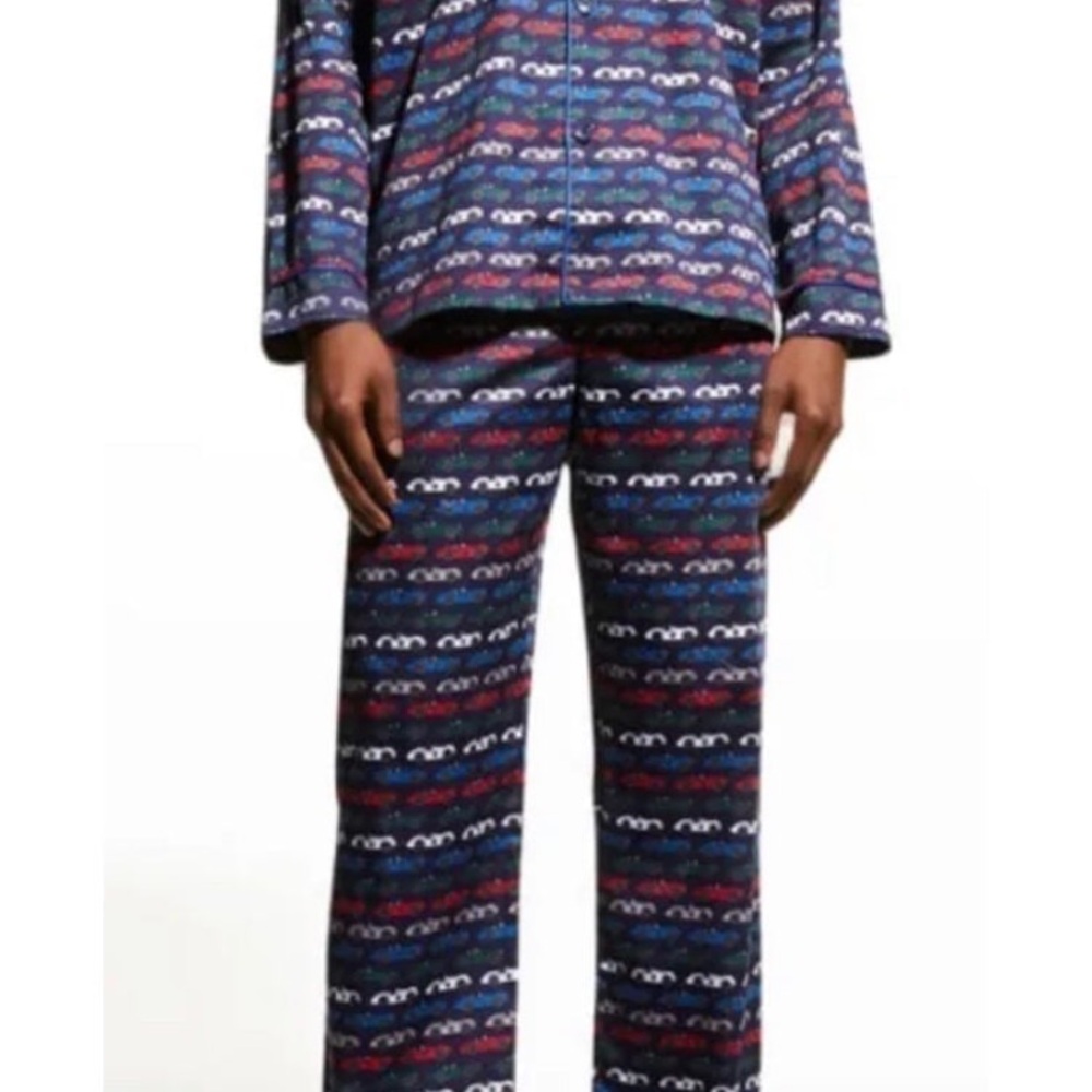 NWT BEDHEAD PAJAMAS Men 2XL Race Car Classic 100% Cotton Pajama Navy/Multi